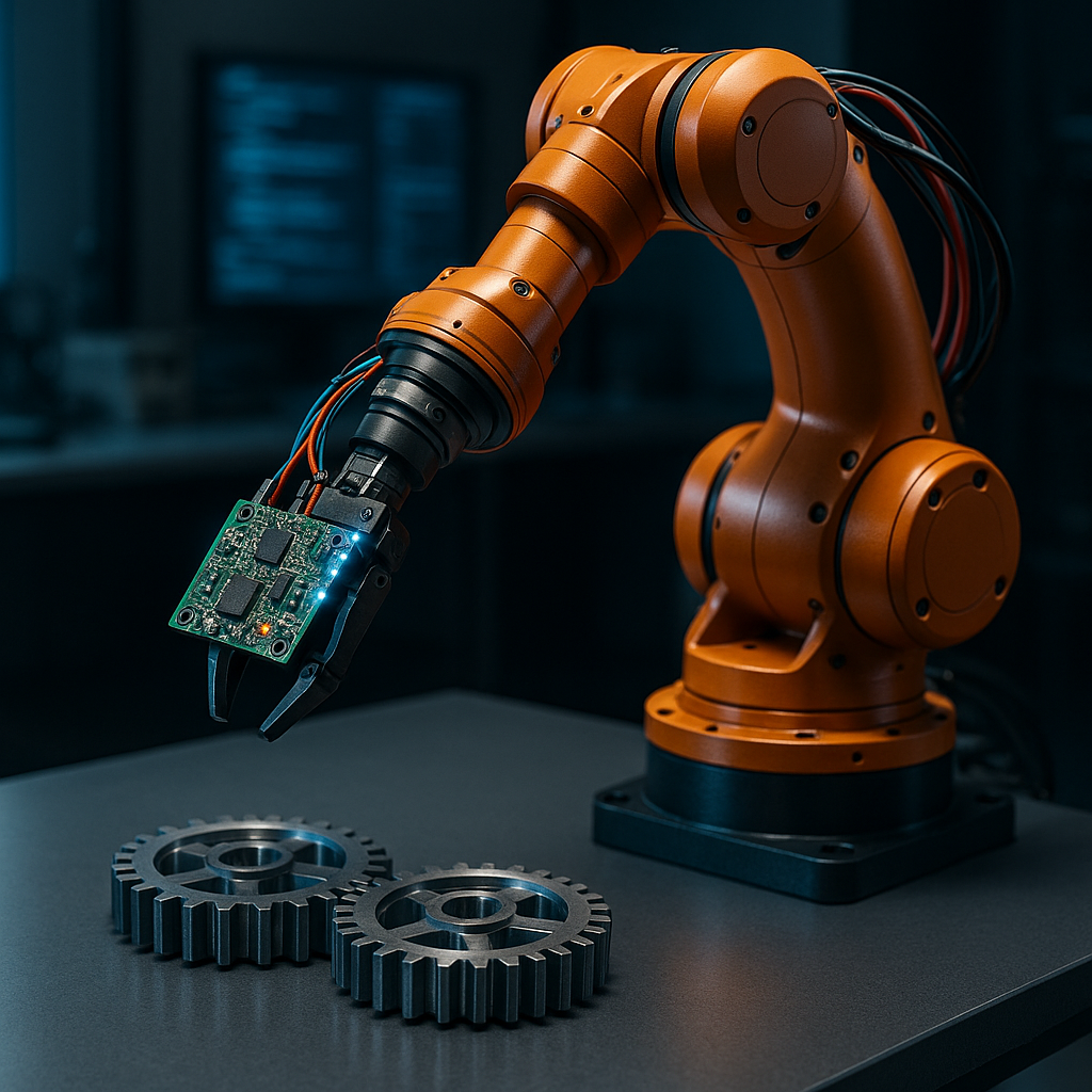 Mechatronica - robotarm met tandwielen
